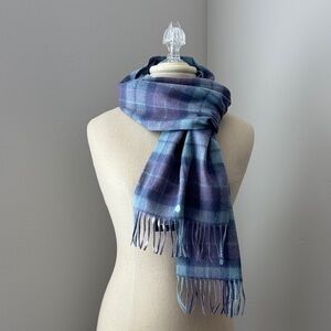 James Pringle Weavers Wool Tartan Plaid Scarf New